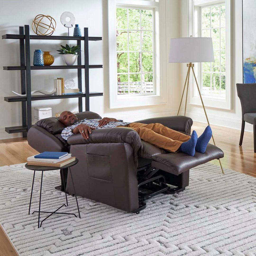 Irvine Golden Tech PR-510 Cloud seat leather lift chair recliner